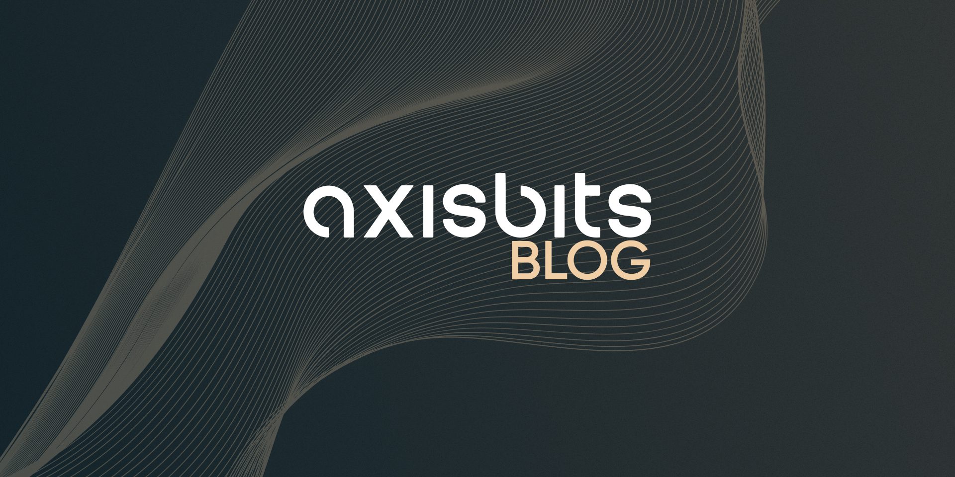 Axisbits blog logo on a black background.